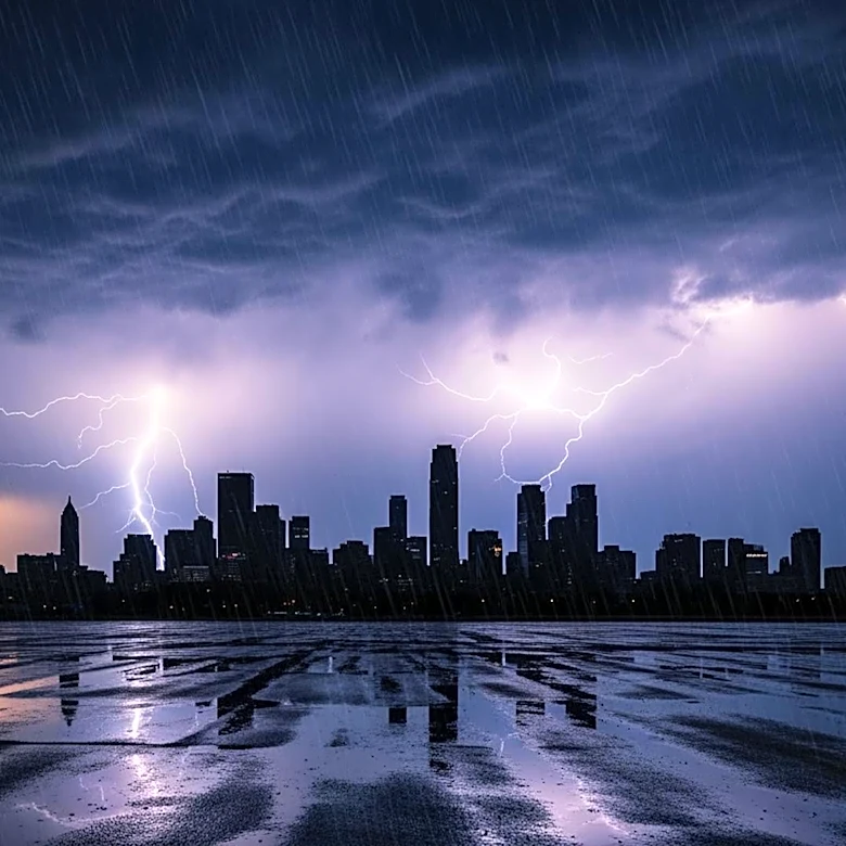 Chicago: Heavy Rain and Thunderstorms Expected This Week