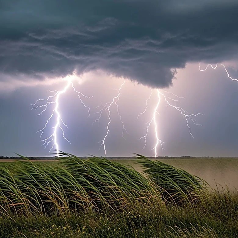Severe Thunderstorms with Large Hail and Strong Winds in North Texas