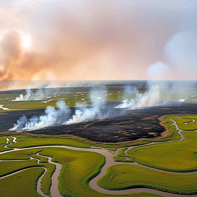 Massive Wildfire Burns Thousands of Acres in Everglades National Park