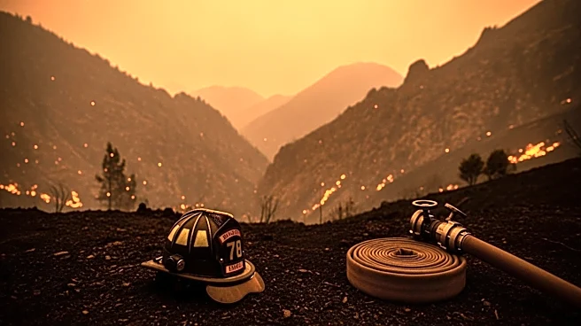 Firefighters Battle Wildfires in Mourne Mountains, Northern Ireland