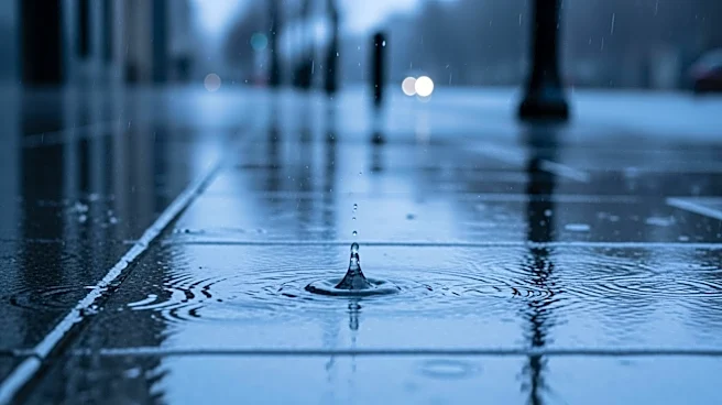 Persistent Rain Showers in Detroit with Cool Temperatures