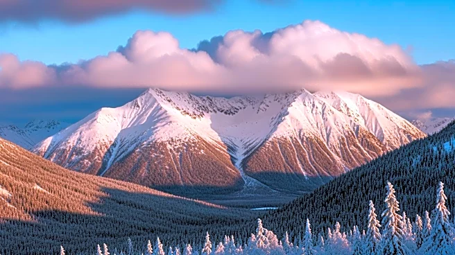 Winter's End Brings Cloud Formations to Southern Alaska