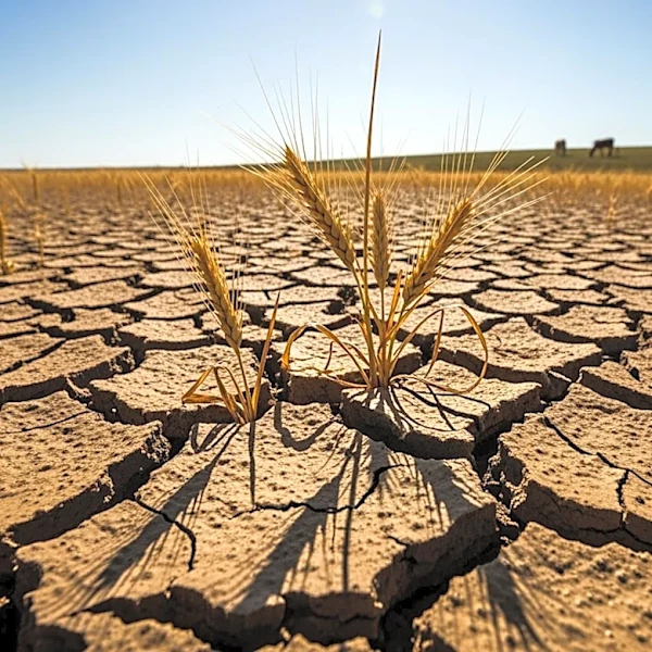 U.S. Wheat Crops and Herds Threatened by Deepening Spring Drought