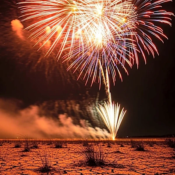 Fireworks and Drought Raise Wildfire Concerns Across the U.S. This July 4th
