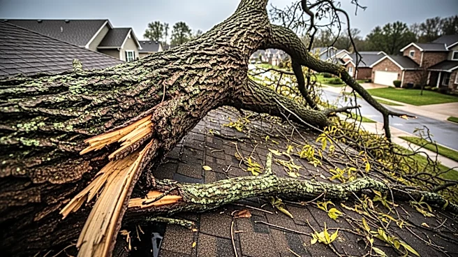 Storm Causes Tree to Fall on St. Clair Shores House