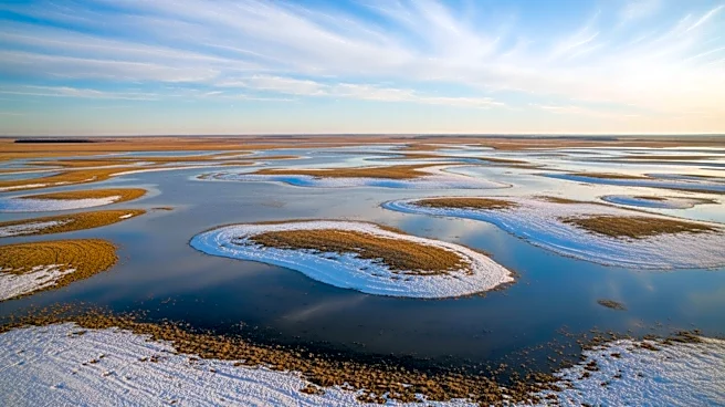 Rapid Snowmelt Causes Flooding in Canadian Prairies