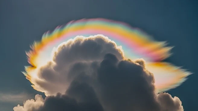 Iridescent Rainbow Cloud Spotted Over Indonesia