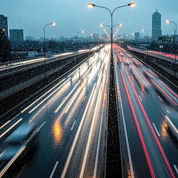 Wet Commute Alert: Rainy Conditions Impact Philadelphia Traffic