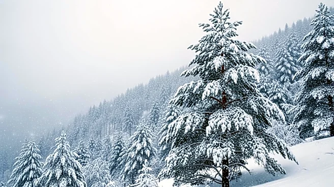 Persistent Snowfall Continues in Estes Park, Colorado