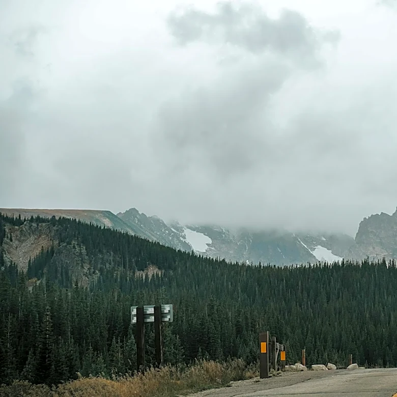 Snowfall Monitored on Berthoud Pass in Colorado's Mountains