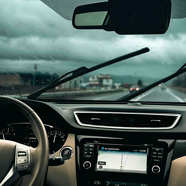 Heavy Rain Challenges Tesla Wiper Functionality During Thunderstorm