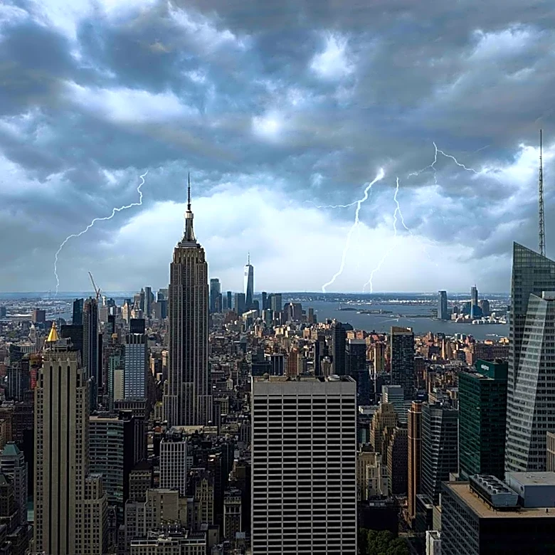 Heavy Rain and Thunderstorms Cause Flash Flooding in New York City