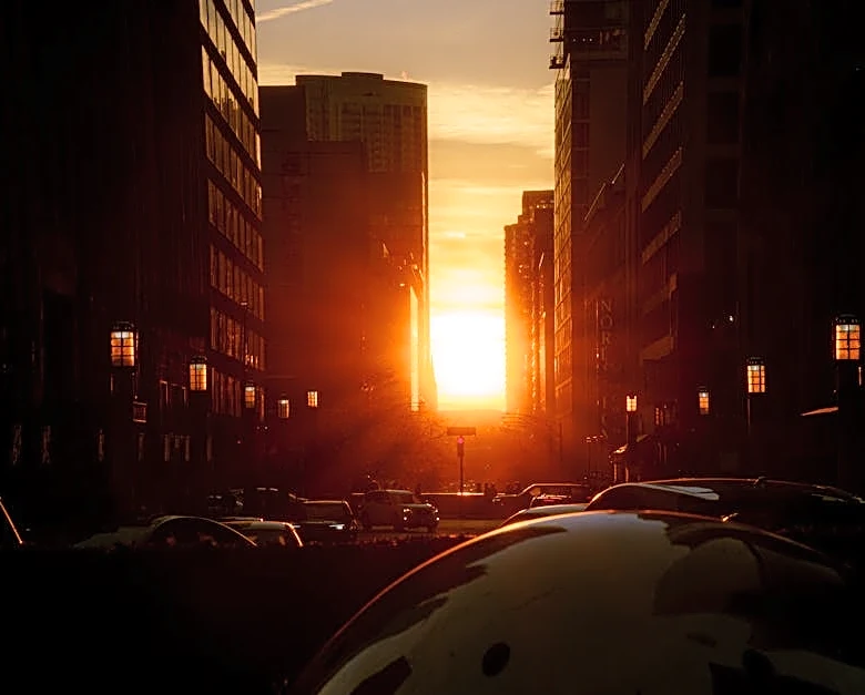 NYC Prepares for Stunning Manhattanhenge Sunset Event