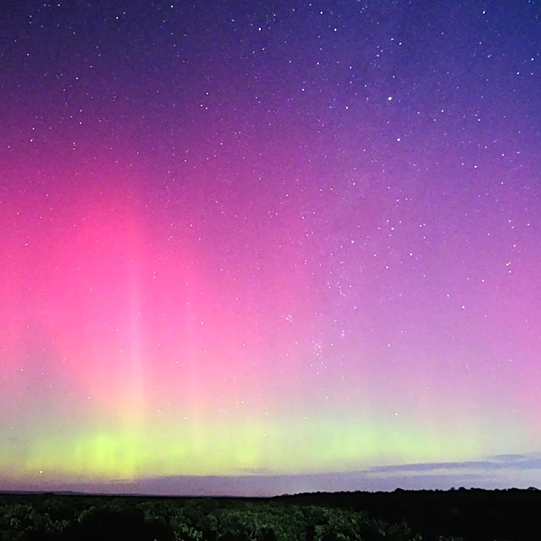 Southern Lights Captured in Stunning Timelapse from Space