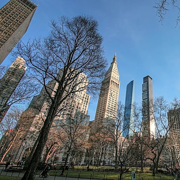 Warm Sunshine and Low Humidity in New York City
