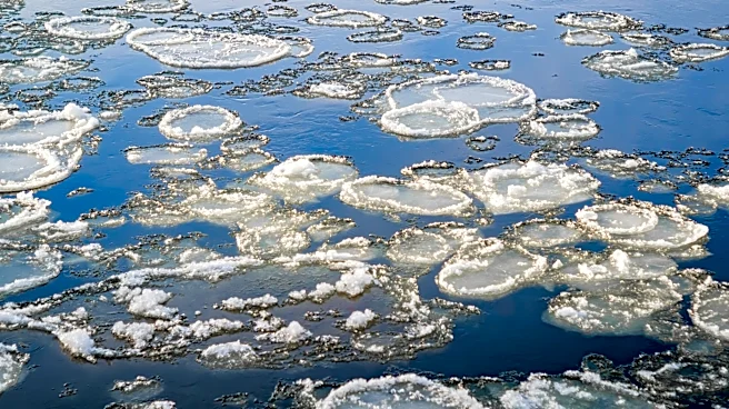 Seasonal Thaw Observed in the Bering Sea Near Alaska