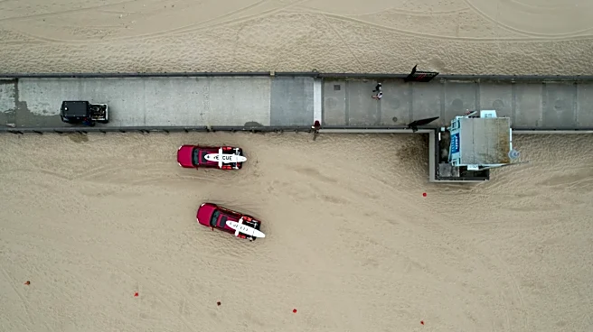 Rip Currents Sweep Swimmers Out to Sea Near Venice Pier, California