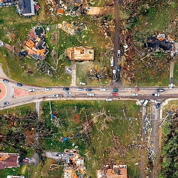 5th Tornado Confirmed from Monday's Storms Near Wheaton College