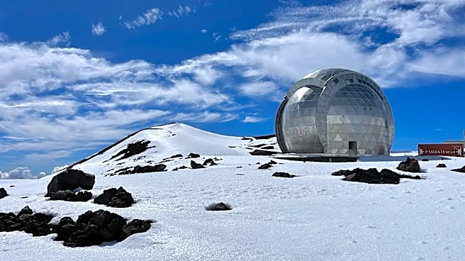 Tropical Storm Lala Brings Rare Snowfall to Hawaii's Mauna Kea