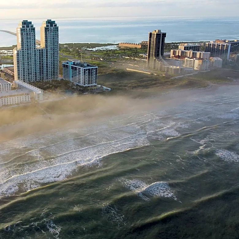 Tropical Low in Gulf of Mexico Approaches Texas Coast
