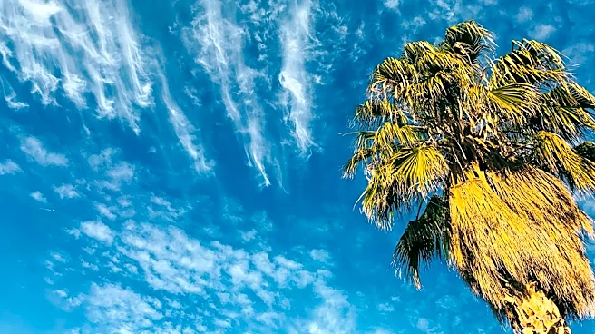 Partly Cloudy Skies with Warm Temperatures in El Paso, TX