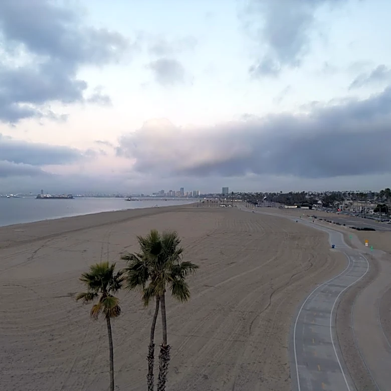 Lingering Showers and Coastal Hazards in Southern California on Labour Day