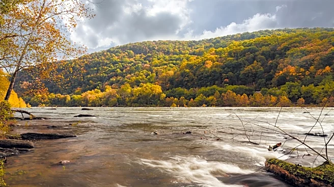 Cooler weather and low water levels in Virginia