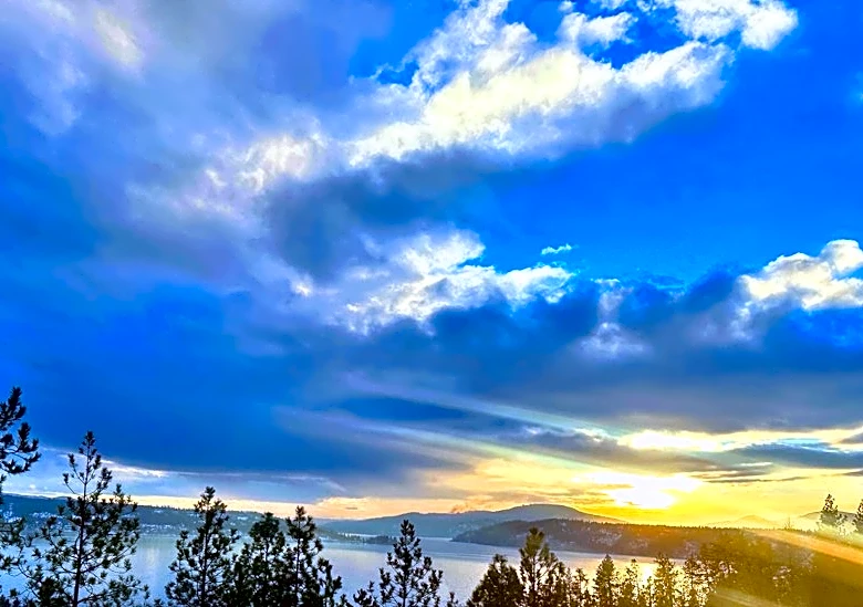 Sunny Skies and Mild Weather in Coeur d'Alene, ID