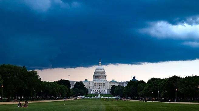 Humid Weather With Thunderstorms in Washington DC