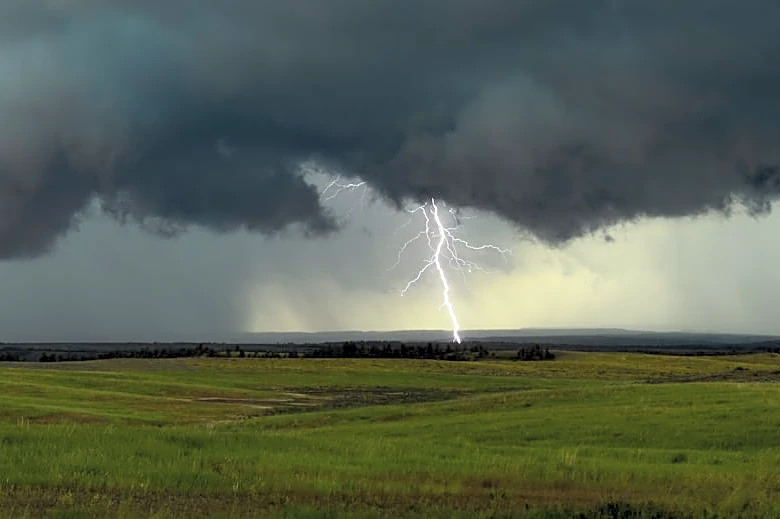 Funnel Cloud Spotted Amid Heavy Rain in Montana