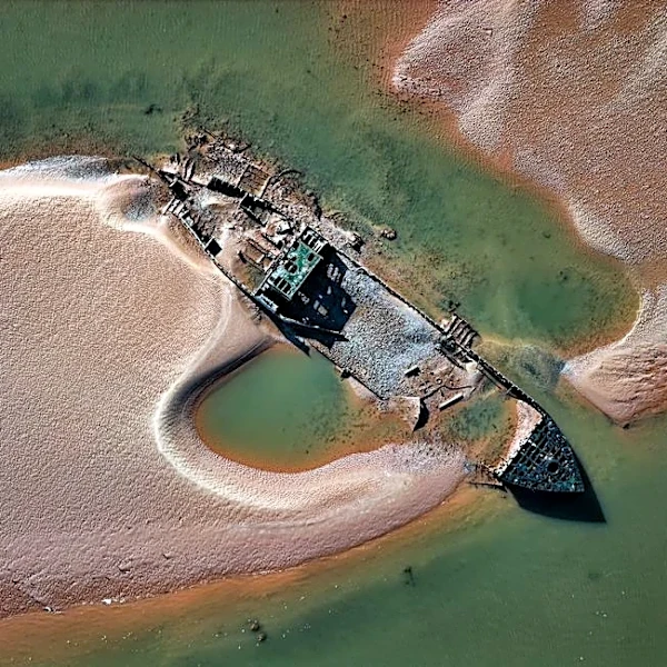 Nor’easter Erosion Exposes Shipwreck Lost in 1884