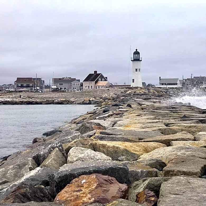 Nor'easter Damages Seawalls in Scituate, MA