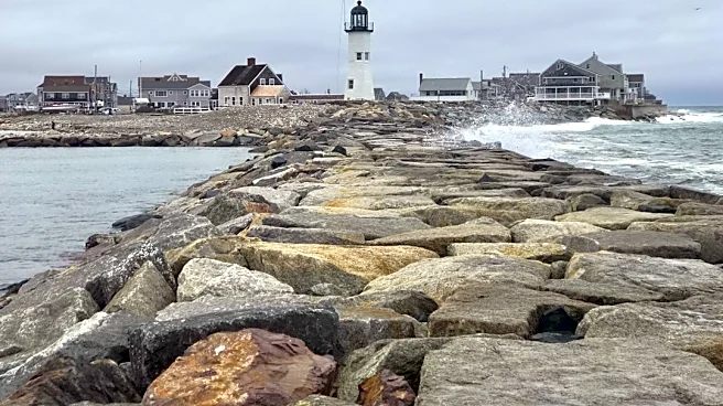 Nor'easter Damages Seawalls in Scituate, MA