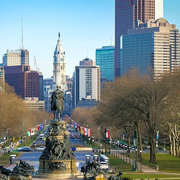 Philadelphia Warms Up After Nor'easter