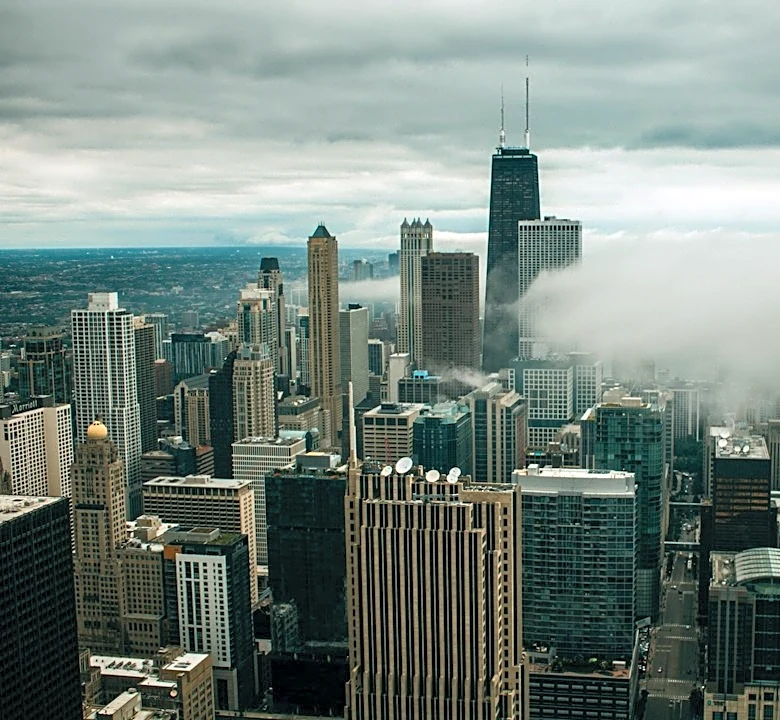 Dense Fog Advisory and Heavy Rain for Chicago