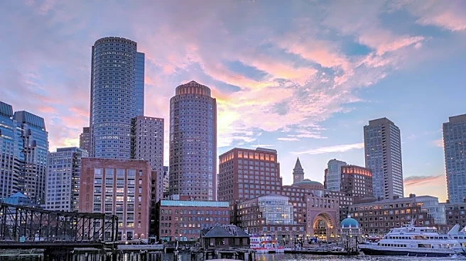 Overcast Skies and Mild Temperatures in Boston