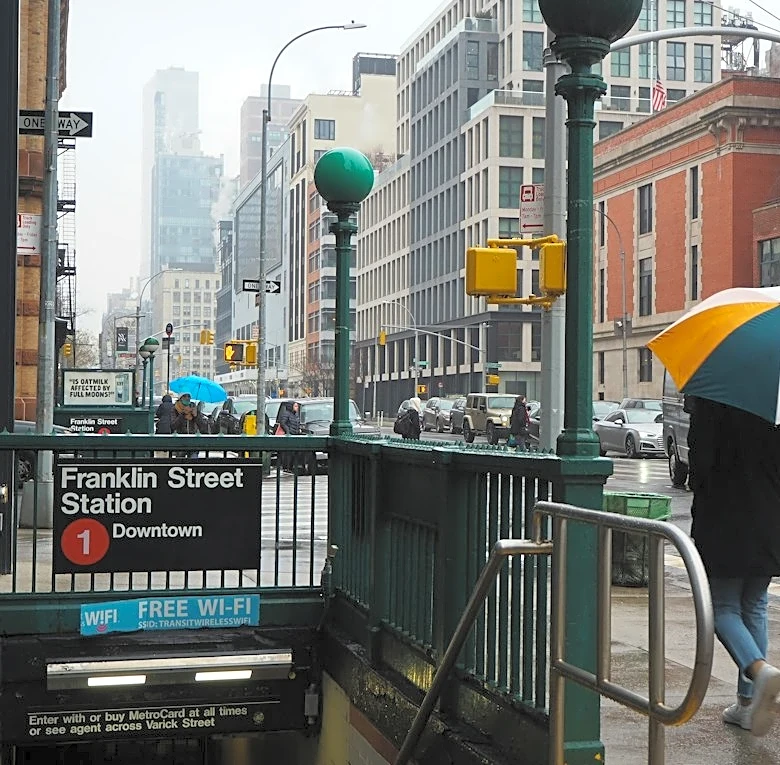 Warm and humid day in New York with possible afternoon rain
