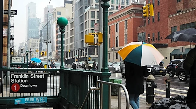 Warm and humid day in New York with possible afternoon rain