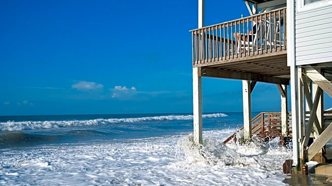 Long Beach Beachfront Home at Risk of Collapse Due to Strong Waves