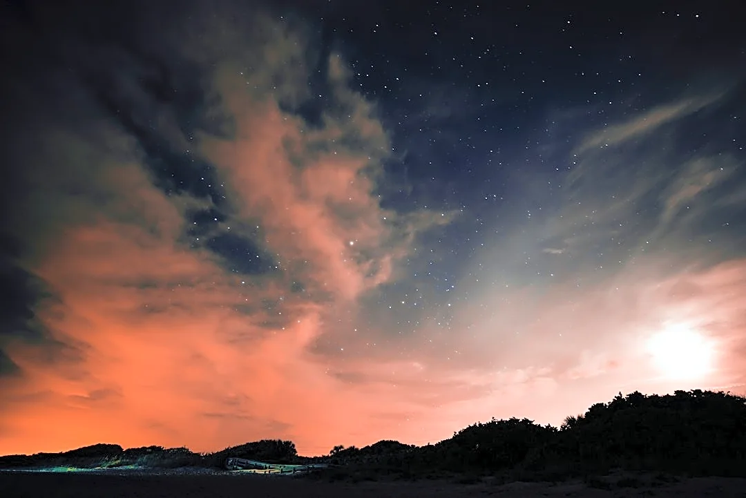 Rare Red Sprites Light Up the Night Sky