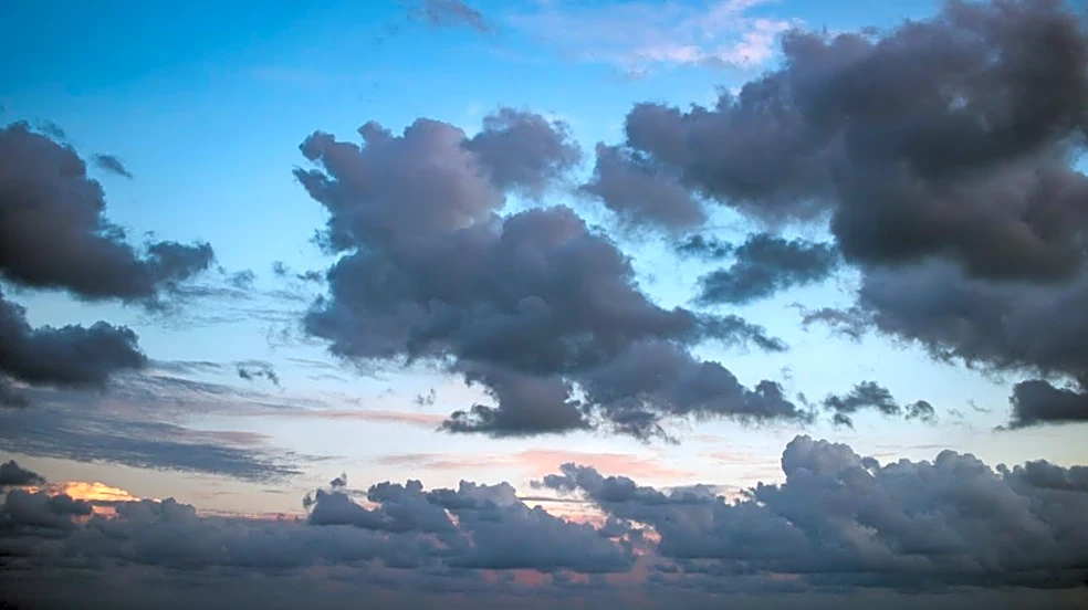 Cloudy Skies and Rip Current Risk in South Florida