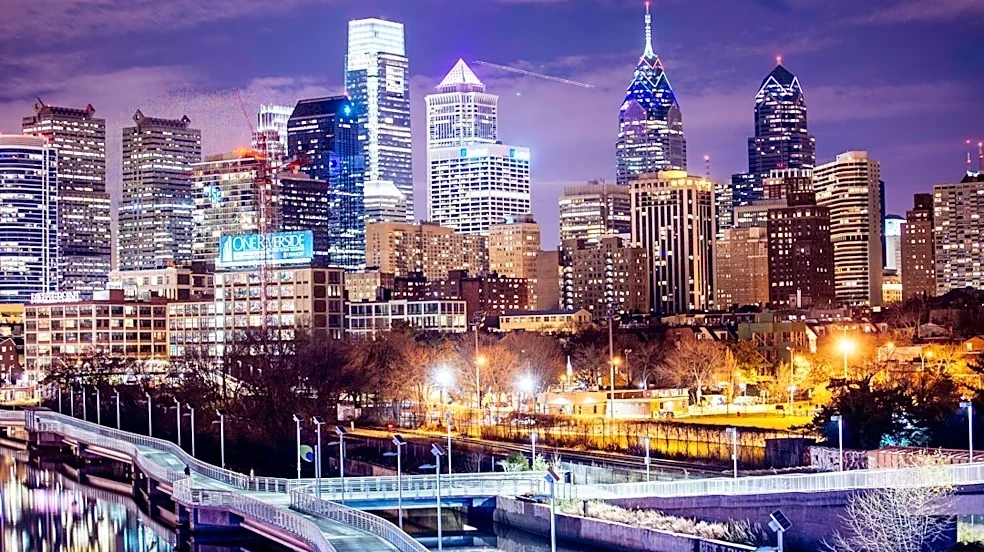Clear Skies and Mild Weather in Philadelphia