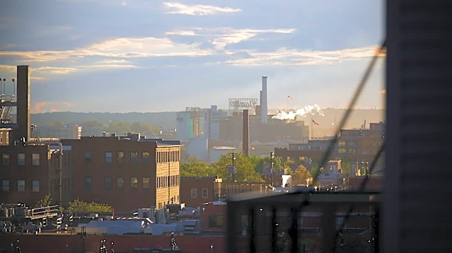 Morning Fog and Wildfire Smoke in Baltimore Area