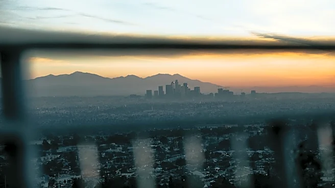 Santa Ana Winds Fan Fires in Southern California