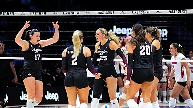 No. 19 Texas A&M volleyball upsets No. 4 Stanford in four sets