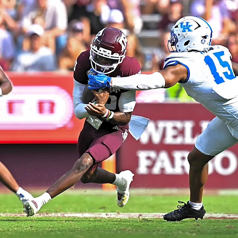 'The stress hit him': Mike Elko comments on Marcel Reed's performance