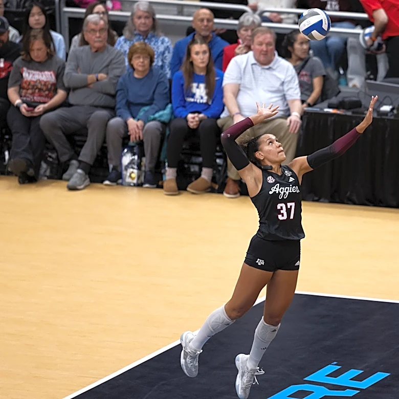 Kyndal Stowers sets Texas A&M record in Mississippi State sweep