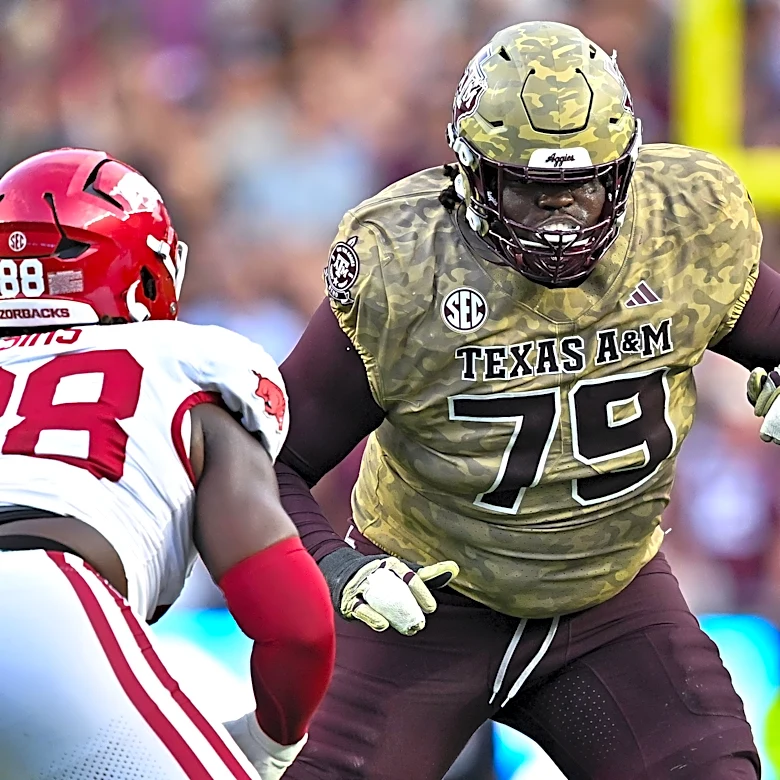 OT Lamont Rogers' emergence has led to Texas A&M's rushing success