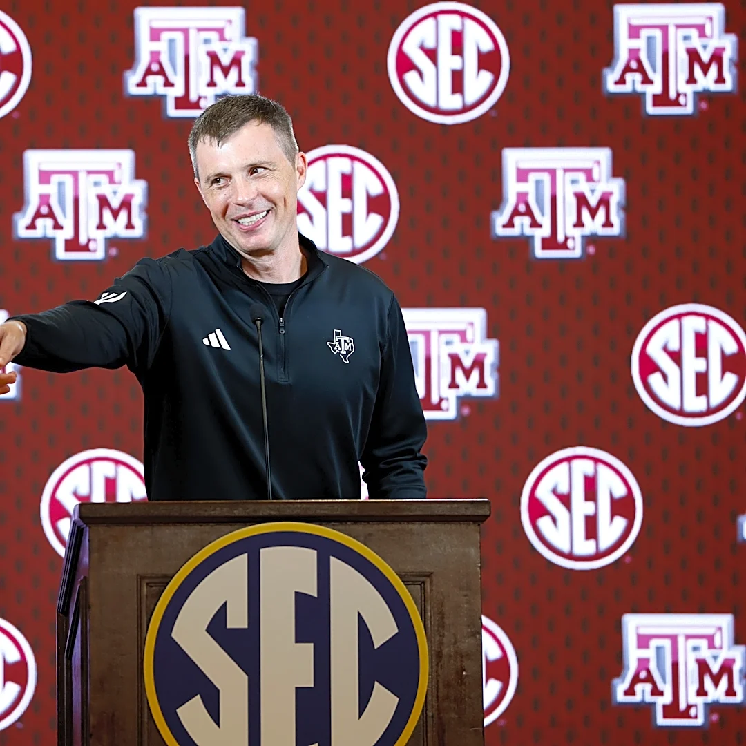 'We have more attackers': Texas A&M basketball takes podium at SEC Media Day