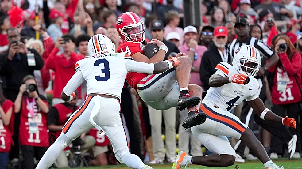 College football chaos - 5 top eight teams fall in Week 7